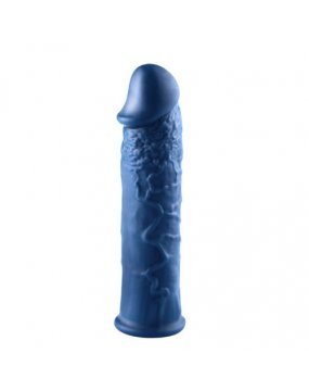 0.8 Inch Length Extender Penis Sleeve 6 Inch Blue