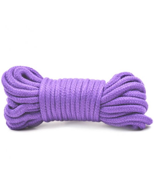 10 Metres Cotton Bondage Rope Purple