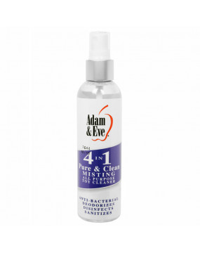 Adam And Eve 4 In 1 Pure And Clean Misting Toy Cleaner