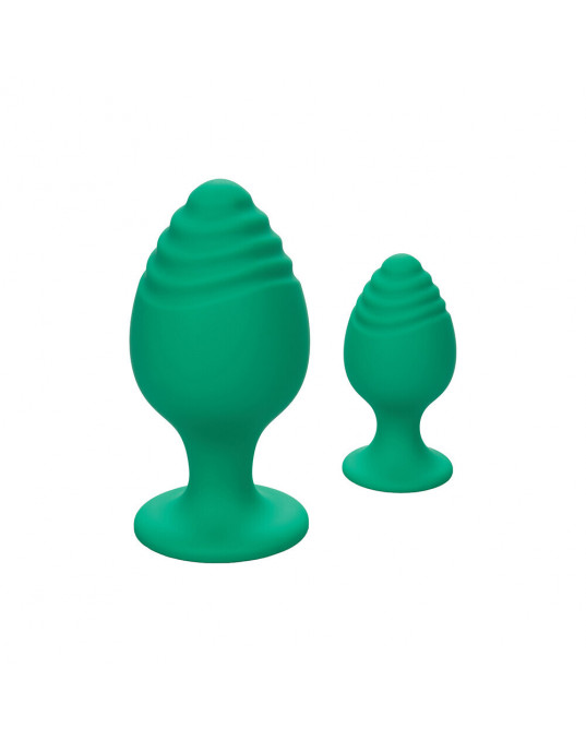 Cheeky Butt Plug Duo Green