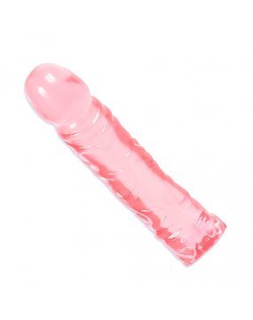 Classic Pink Jelly 8 Inch Dildo
