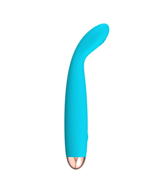 Cuties Silk Touch Rechargeable Mini Vibrator Blue