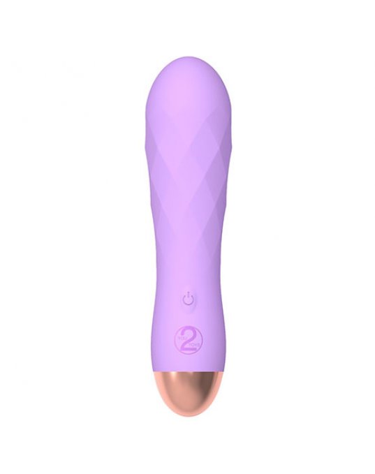 Cuties Silk Touch Rechargeable Mini Vibrator Purple