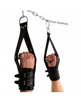 Deluxe Leather Suspension Handcuffs