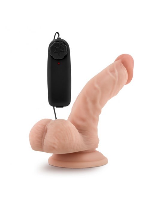 Dr Skin Dr Ken Curved Vibrating Cock With Suction Cup