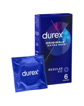 Durex Extra Safe Regular Fit Condoms 6 Pack