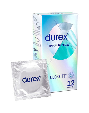 Durex Invisible Extra Sensitive Condoms 12 Pack