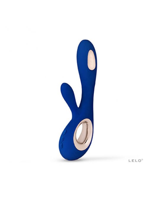 Lelo Soraya Wave Midnight Blue Dual Rechargeable Vibrator