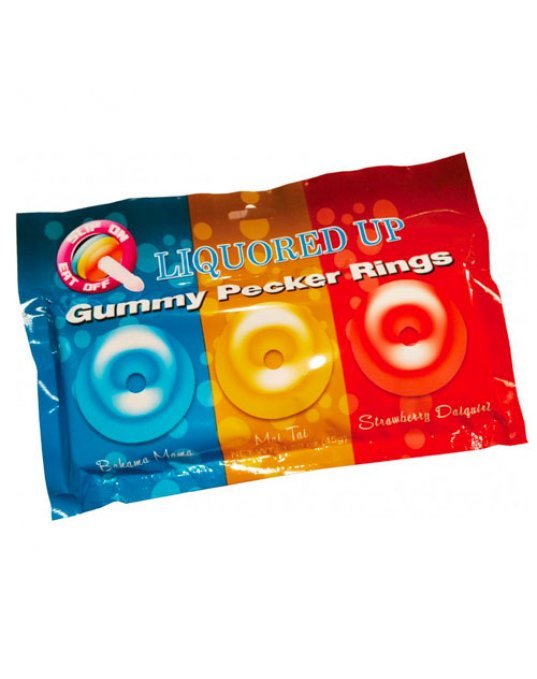 Liquored Up Gummy Pecker Cock Rings