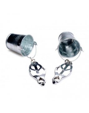Master Series Nipple Clamps with Buckets