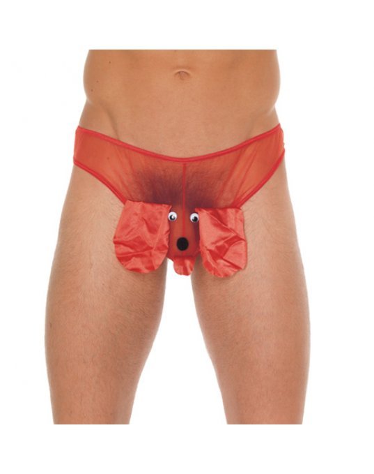 Mens Red Animal Pouch