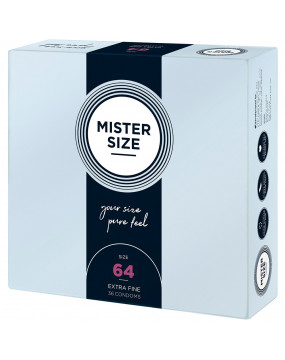 Mister Size 64mm Your Size Pure Feel Condoms 36 Pack