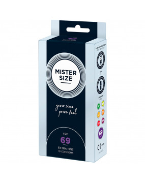 Mister Size 69mm Your Size Pure Feel Condoms 10 Pack