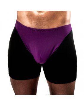 Passion Violet And Black Shorts
