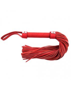 Rouge Garments Red Leather Flogger