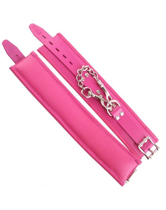 Rouge Garments Wrist Cuffs Padded Pink