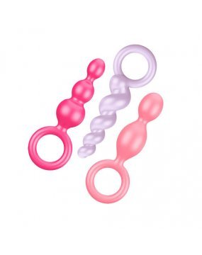 Satisfyer Booty Call Set Of 3 Multicolour Anal Plugs