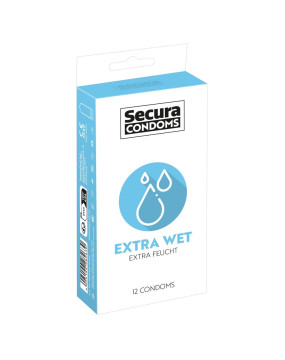 Secura Condoms 12 Pack Extra Wet