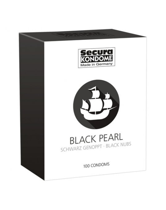Secura Kondome Black Pearl x100 Condoms