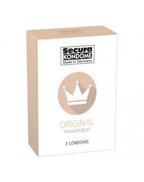 Secura Kondome Original Transparent x3 Condoms
