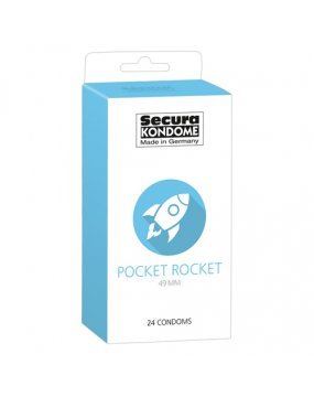 Secura Kondome Pocket Rocket 49MM x24 Condoms