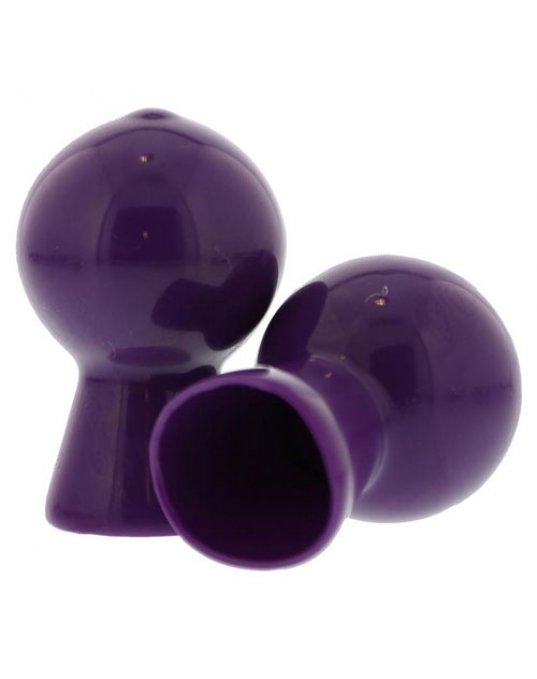 Shiny Purple Nipple Suckers