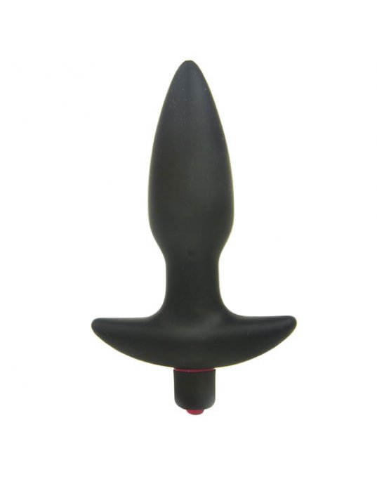 Silicone Butt Plug With Vibrating Bullet