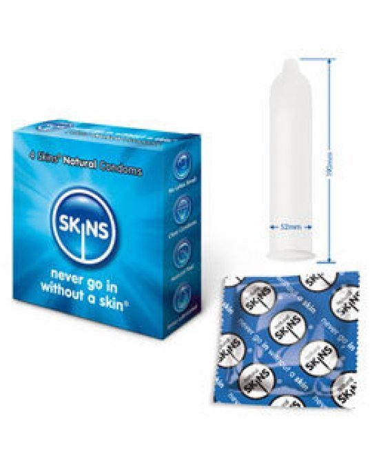 Skins Condoms Natural 4 Pack