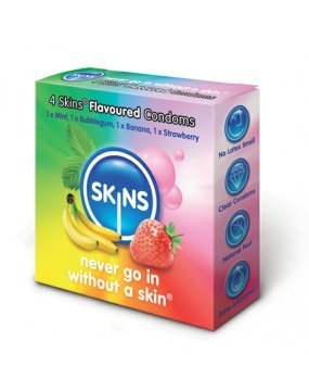 Skins Flavoured Condoms 4 Pack