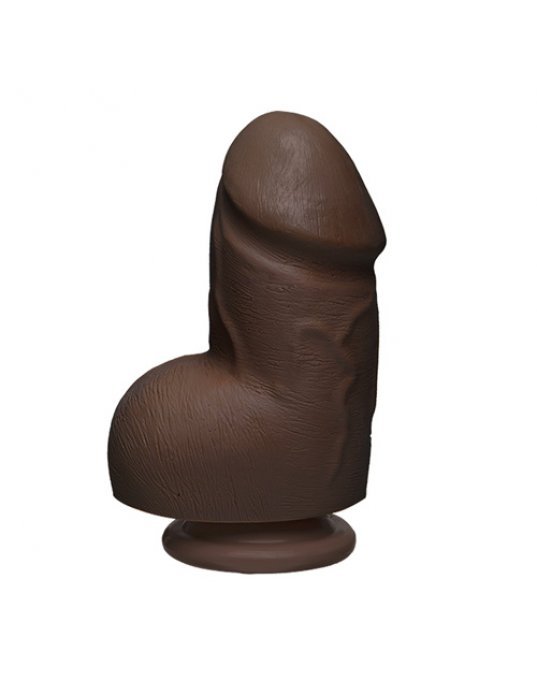 The D  Fat D 6 Inch Chocolate Dildo With Balls