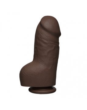 The D  Fat D 8 Inch Firmskyn Chocolate Dildo With Balls