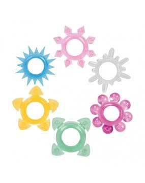 Tower Of Power Cock Rings 6 Pack