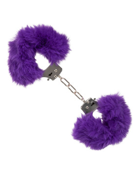 Ultra Fluffy Furry Cuffs Purple