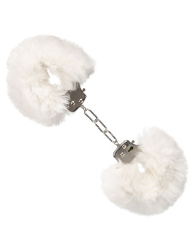 Ultra Fluffy Furry Cuffs White