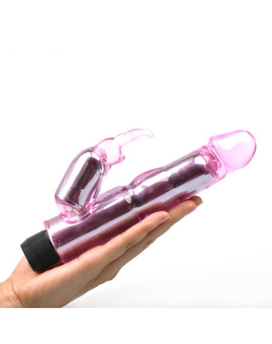 Waves Of Pleasure Crystal Pink Rabbit Vibrator