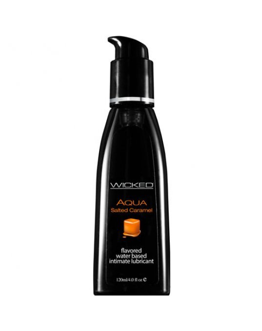 Wicked Aqua Salted Caramel Waterbased Lubricant 120mls