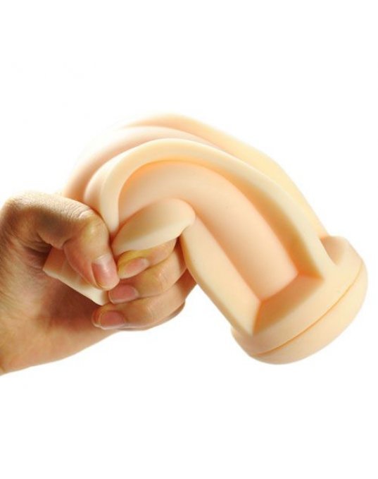 Portable Masturbator With Anal Opening