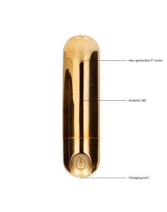 10 speed Rechargeable Bullet Gold