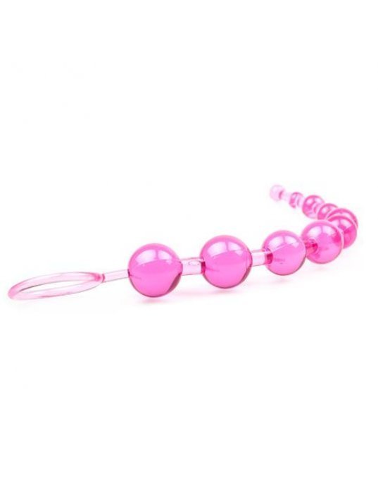 Pink Chain Of 10 Anal Beads