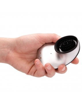 Twitch Silver Hands Free Suction And Vibration Toy