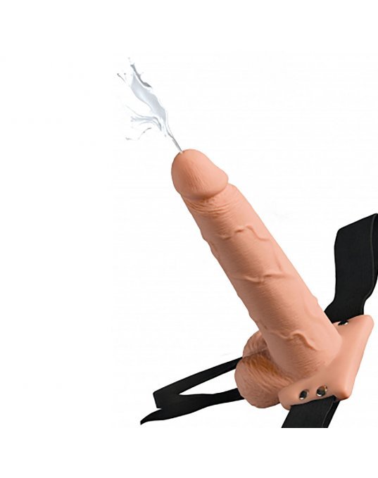 Fetish Fantasy 7.5 Inch Hollow Squirting Strapon