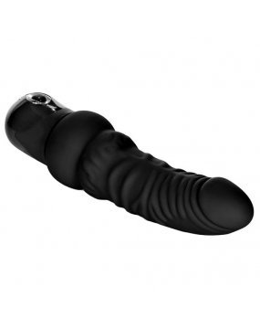 Bendie Power Stud Curvy Vibrator Waterproof Black 6.75 Inch