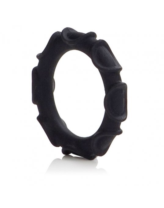 Atlas Silicone Cock Ring Black