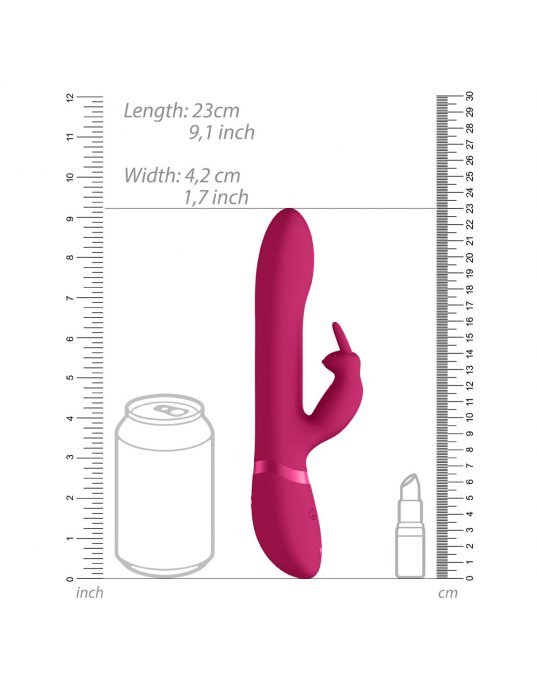 Vive Amoris Pink Rabbit Vibrator With Stimulating Beads